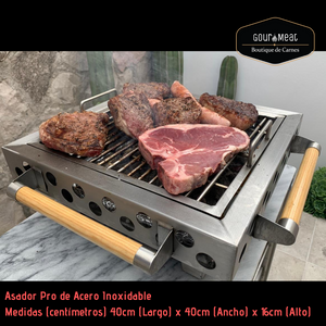 Asador Pro de Acero Inoxidable