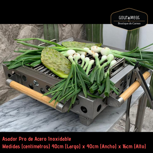 Asador Pro de Acero Inoxidable