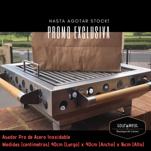 Asador Pro de Acero Inoxidable